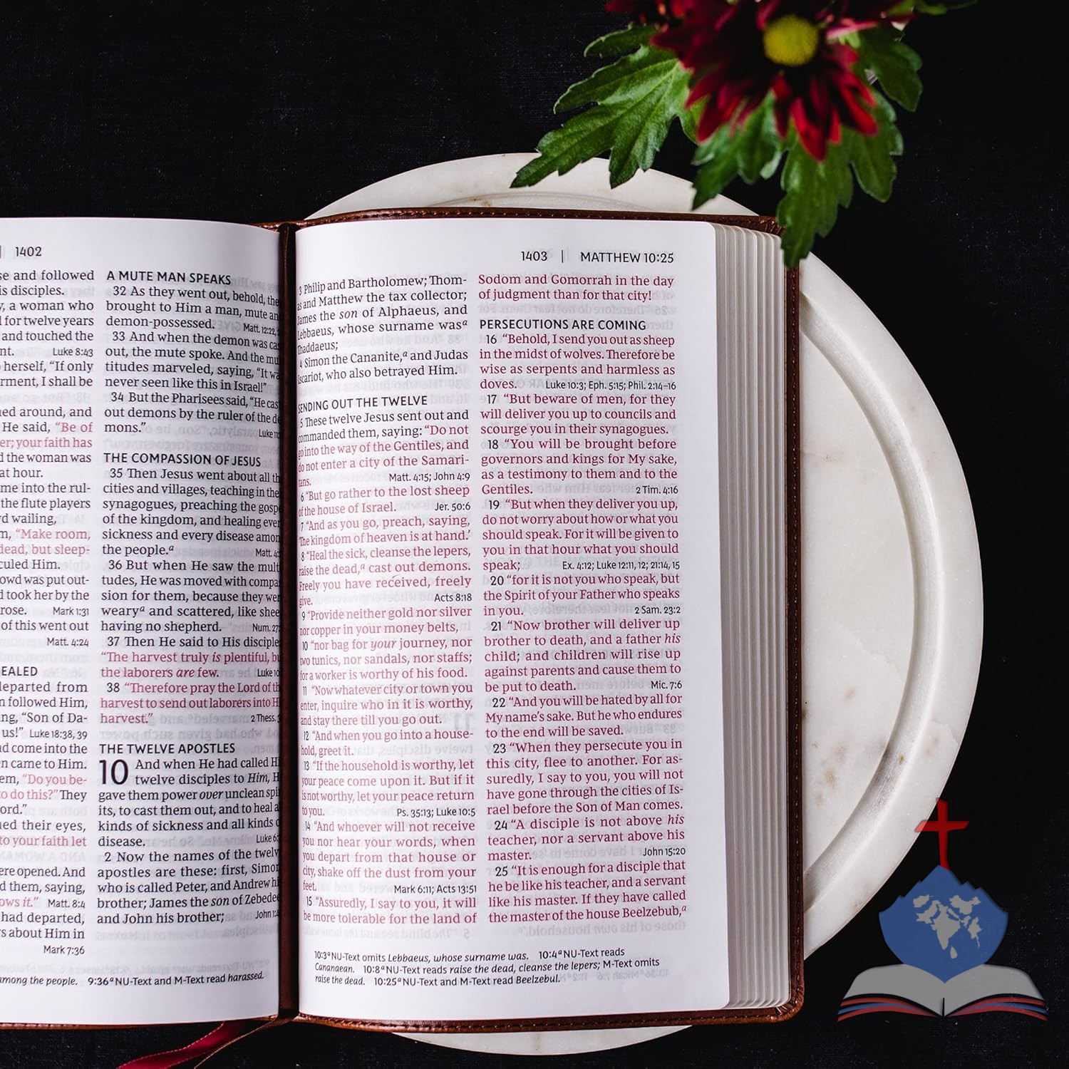 NKJV Personal Size Large Print Reference Bible, Comfort Print