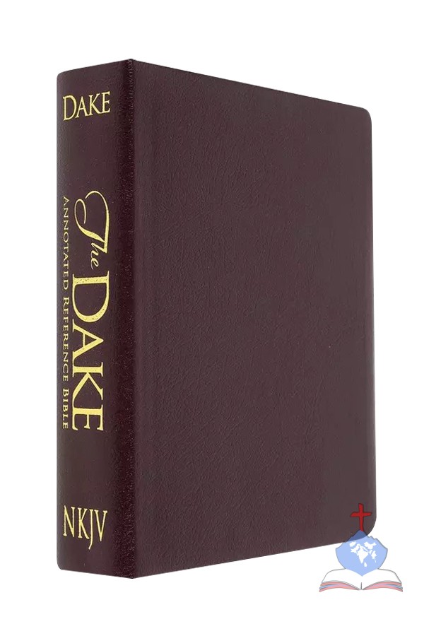 NKJV, The Dake's Annotated Reference Bible, Burgunty Bonded Leather